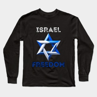I stand with Israel, support Israel Long Sleeve T-Shirt